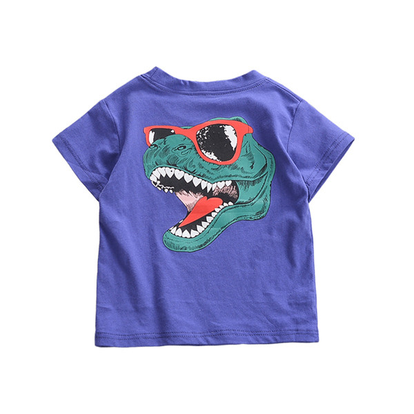 Gyermek póló három színben rátéttel - fiúknak