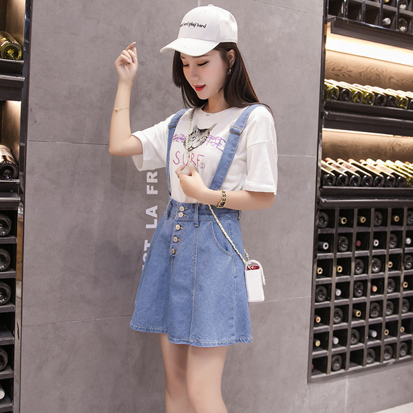 Fusta din blugi de dama croiala model in culoare deschisa si inchisa