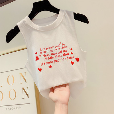 Napi női felső, két színben felirattal