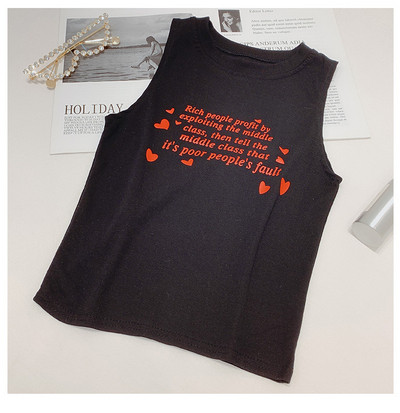 Napi női felső, két színben felirattal