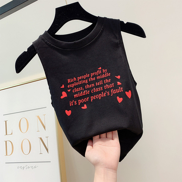 Napi női felső, két színben felirattal