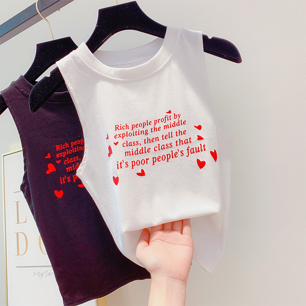 Napi női felső, két színben felirattal