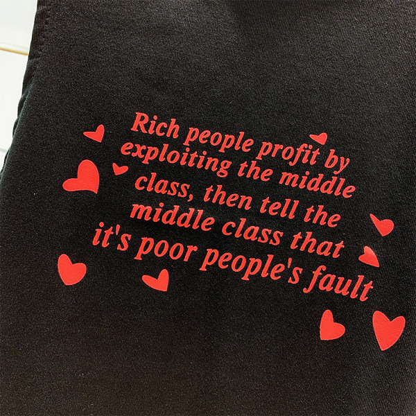 Napi női felső, két színben felirattal