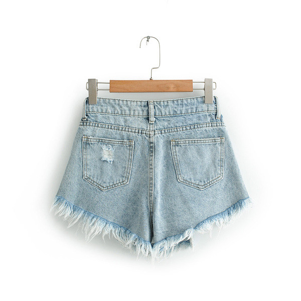 Női rövidnadrág szakadt motívumokkal, két színben