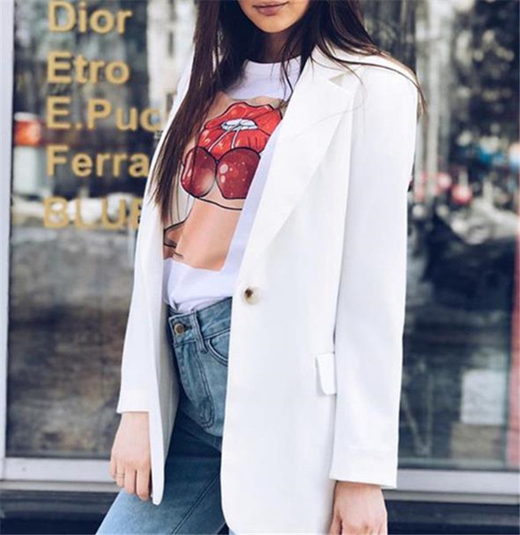 Modern női póló rátéttel és O-nyakkal, három színben