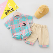 Set modern pentru copii pentru baieti in doua parti in trei culori