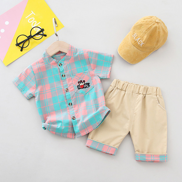 Set modern pentru copii pentru baieti in doua parti in trei culori