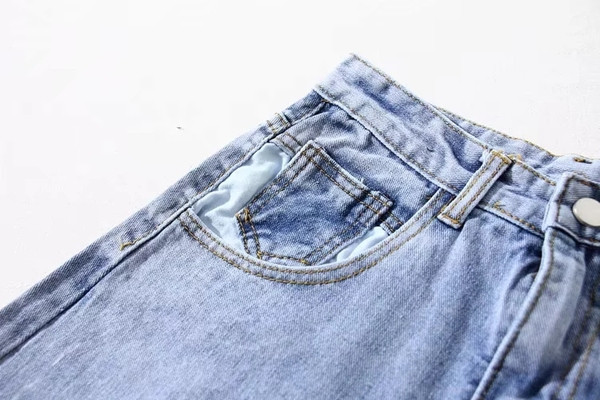 Modern női farmer fekete és kék színben