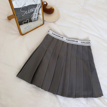 Női redős szoknya gumírozott derékkal, három színben
