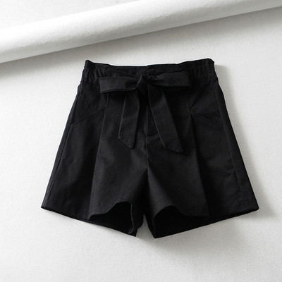 Női rövidnadrág magas derékkal, megkötővel három színben