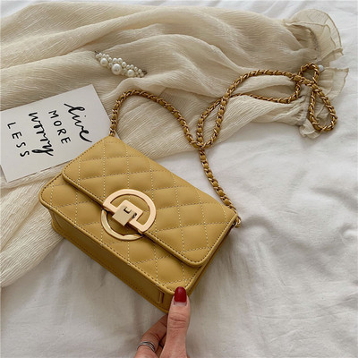 Geanta de dama moderna cu inchidere metalica in patru culori