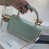 Geanta de dama cu manere metalice in mai multe culori