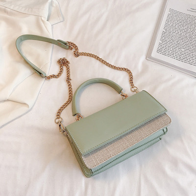 Geanta de dama cu manere metalice in mai multe culori