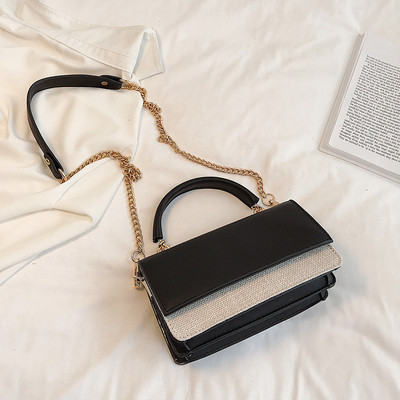 Geanta de dama cu manere metalice in mai multe culori