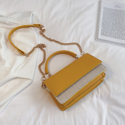 Geanta de dama cu manere metalice in mai multe culori