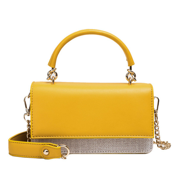 Geanta de dama cu manere metalice in mai multe culori