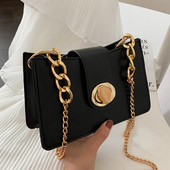 Elegáns női táska fém rögzítéssel több színben