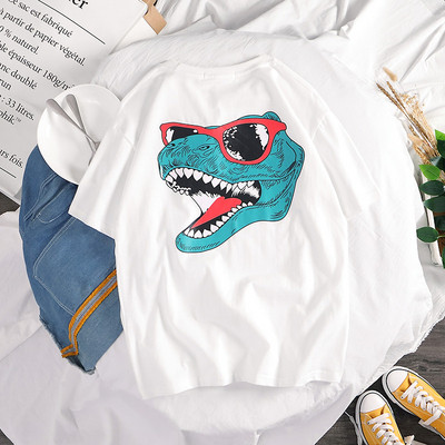 Tricou modern pentru bărbați cu aplicație alb-negru