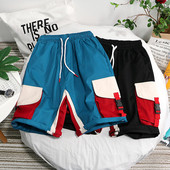 Férfi sportnadrág fekete és kék színben