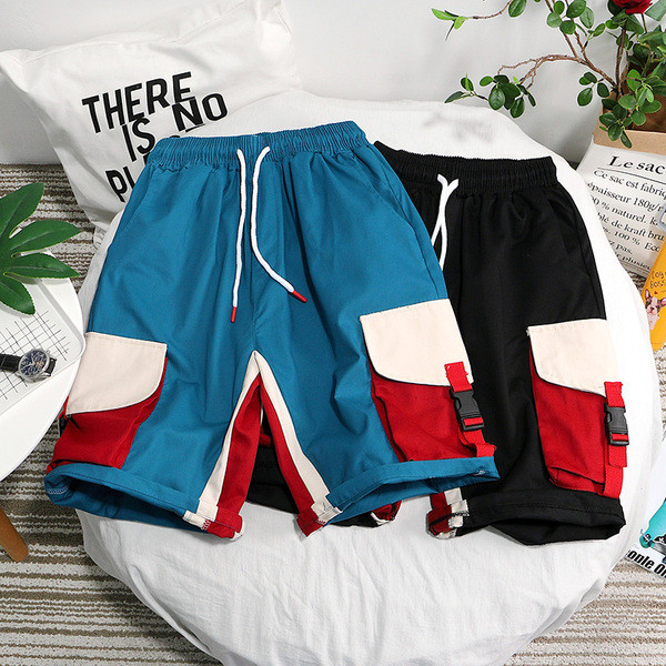 Férfi sportnadrág fekete és kék színben