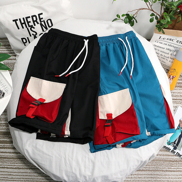 Férfi sportnadrág fekete és kék színben