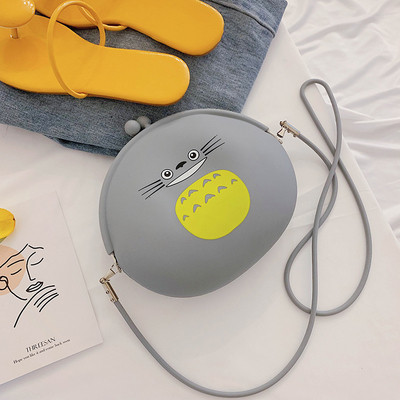 Modern női táska kék és szürke rátéttel