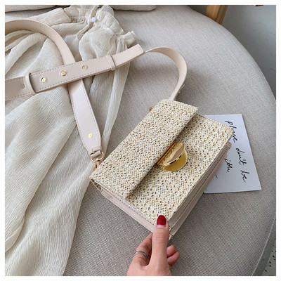 HIT modern női táska fém rögzítéssel, két színben