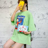 Модерна дамска чанта с 3D елемент в три цвята