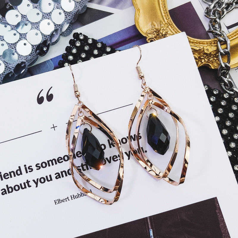 Női felső fülbevaló arany színben