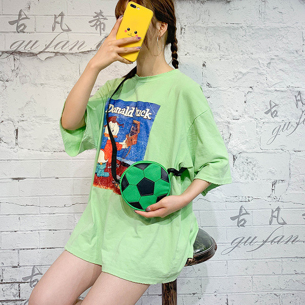 Modern női táska kerek formában, többféle színben