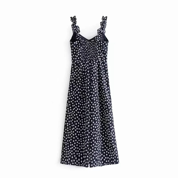 Γυναικεία ολόσωμη φόρμα  μακρύ με λουλούδια εκτύπωσης