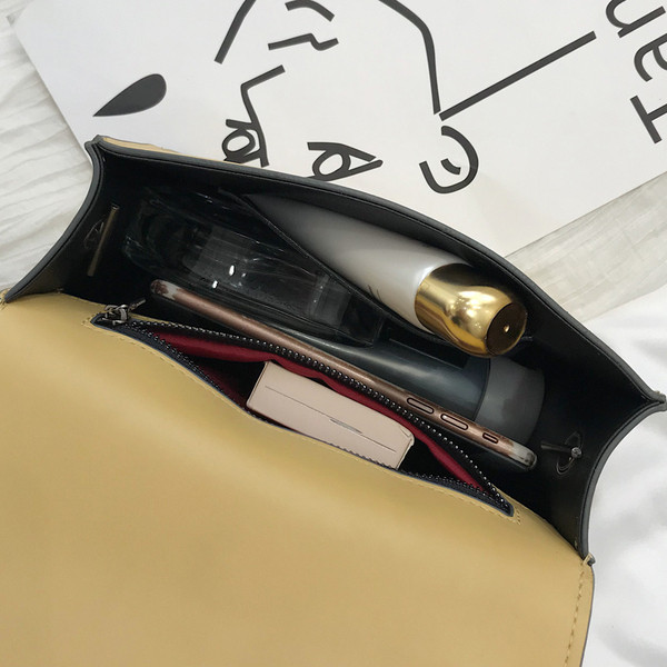 Geanta dama cu catarama si decor cu pietre colorate in patru culori