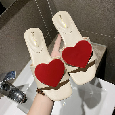 Papuci casual dama in alb, verde si galben