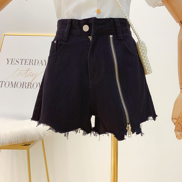 Blugi moderni de dama in alb si negru