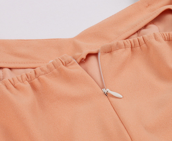 Rochie moderna de dama cu broderie si bretele