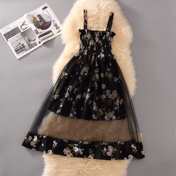 Rochie moderna de dama cu motive florale in patru culori