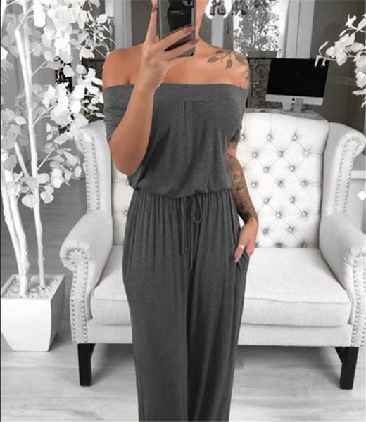 Μοντέρνα Γυναικεία ολόσωμη φόρμα με κοντά μανίκια σε τρία χρώματα