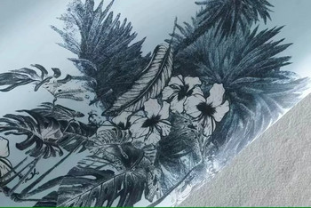 Egyenes női ruha pántokkal, kék és virágmintás színben