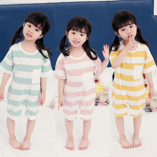 Gyermek pizsama három színben zsebbel fiúknak és lányoknak