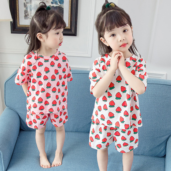 Gyerek pizsama lányoknak - két színben két részben