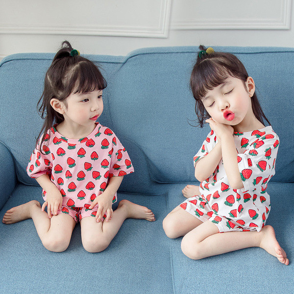 Gyerek pizsama lányoknak - két színben két részben