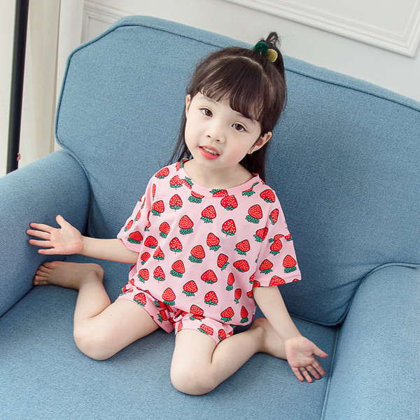 Gyerek pizsama lányoknak - két színben két részben