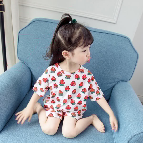 Gyerek pizsama lányoknak - két színben két részben