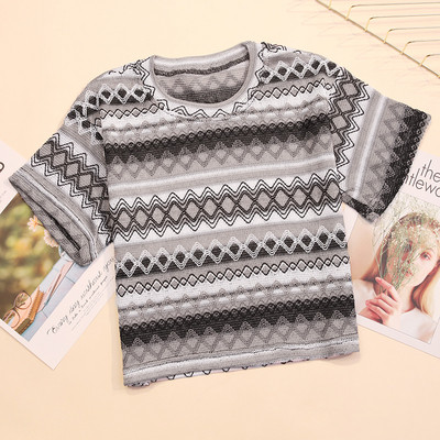 Színes női póló O-nyakkal több színben