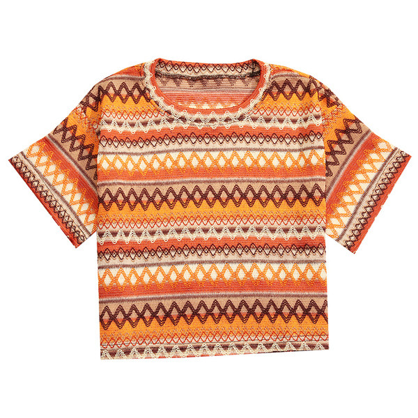 Színes női póló O-nyakkal több színben