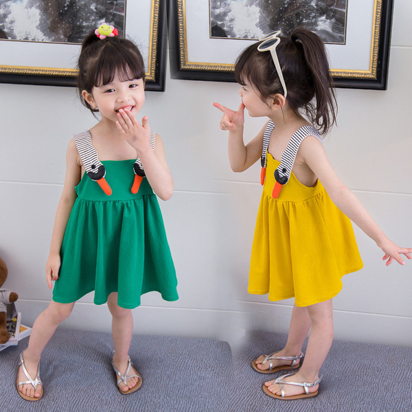 Gyerekruha modell sárga és zöld színben