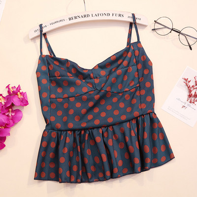 Modern női felső, pöttyökkel több színben