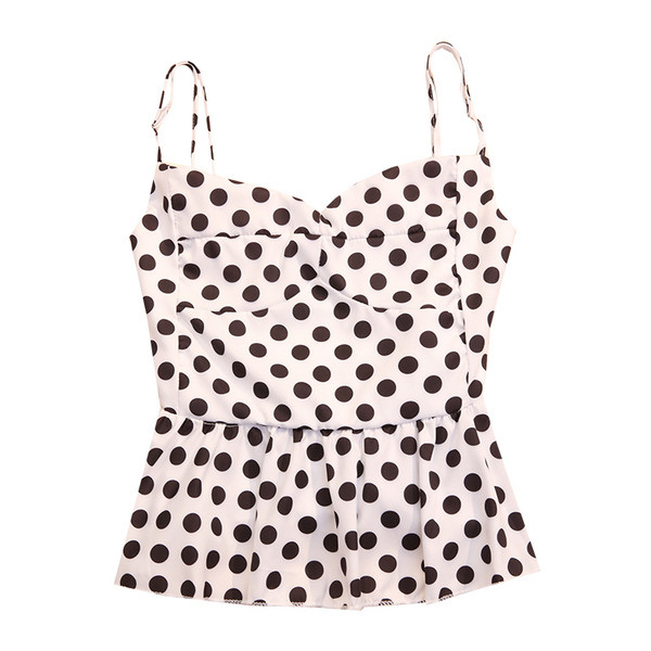 Modern női felső, pöttyökkel több színben