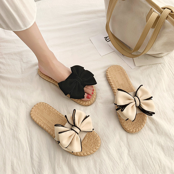 Papuci casual dama cu panglica in doua culori