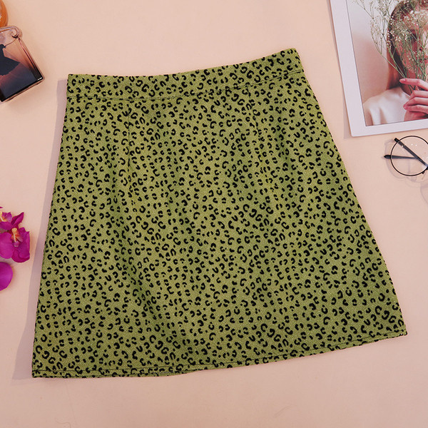 Aktuális női szoknya leopárd mintával több színben